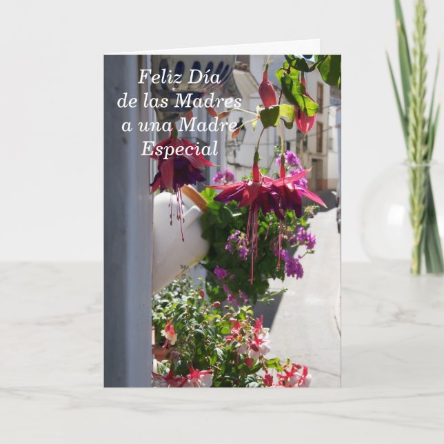 Spanska Mors dag-kortet Kort (Framsida)
