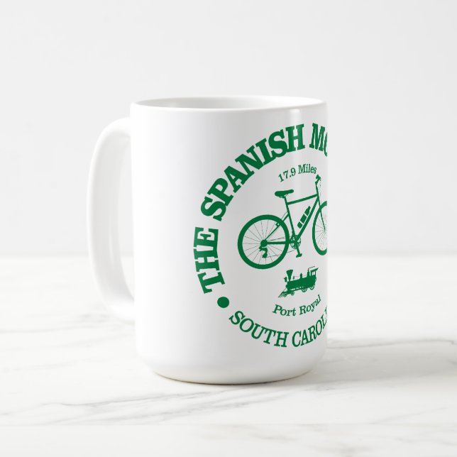 Spanska Moss Trail (cykling) Kaffemugg (Framsida vänster)