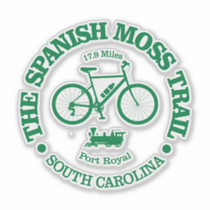 Spanska Moss Trail (cykling) Klistermärken
