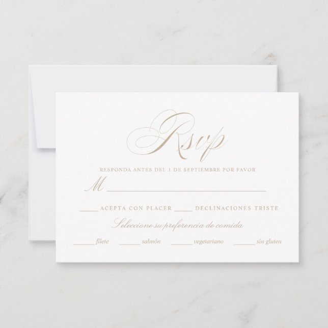 Spanska OSA kort Nuestra Boda (Framsida)