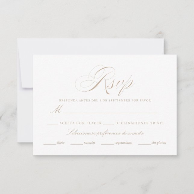 Spanska OSA kort Nuestra Boda (Framsida)