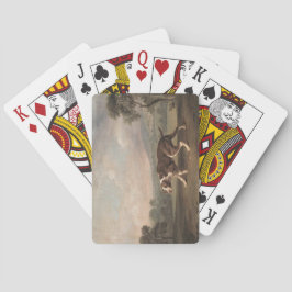Spanska pekaren Hund (av George Stubbs) Casinokort