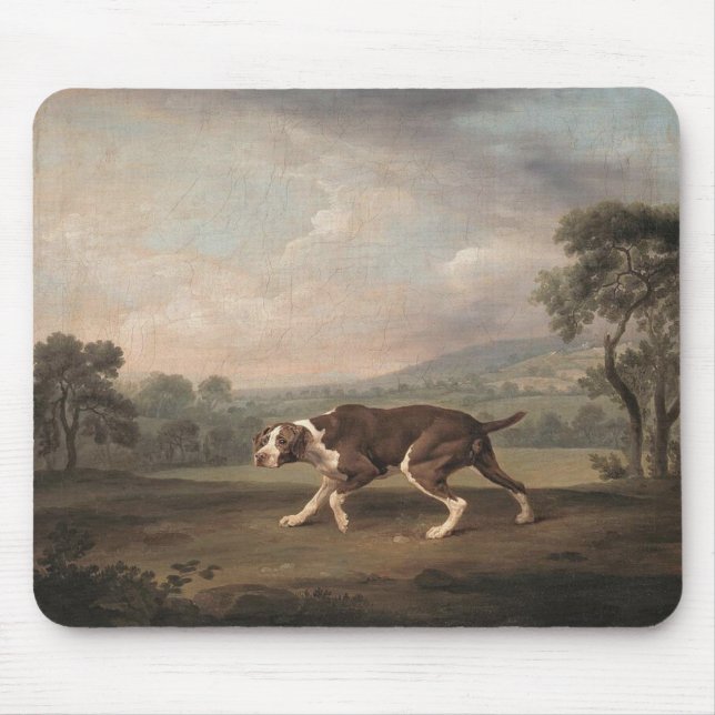 Spanska pekaren Hund (av George Stubbs) Musmatta (Framsidan)