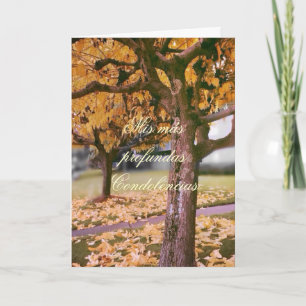 Spanska: Pesame /Sympathy Kort