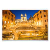 Spanska pjäser Trinità dei Monti kyrka Rom Italien
