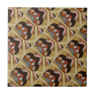 Spanska plattan abstrakt Stil Kakelplatta