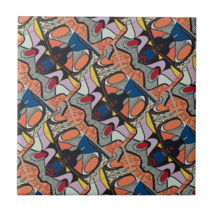 Spanska plattan abstrakt Stil Kakelplatta