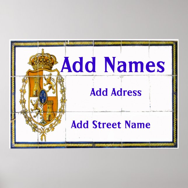 Spanska plattan Poster (Framsidan)