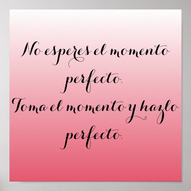 Spanska poster-Rosa-kompber - Inga esperes.. Poster (Framsidan)