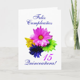 Spanska: Quinceanera 15 y.o B-day Inbjudan