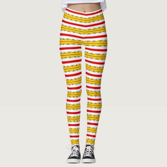 Spanska Rand Leggings (Framsida)
