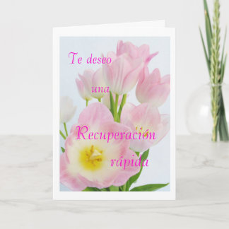 Spanska: Recuperación / Get well Kort