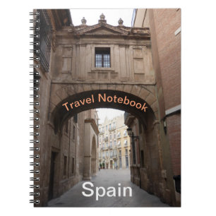 Spanska resmål - anteckningsbok med spiral