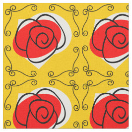 Spanska Ro-hörn, små utskrifter Tyg