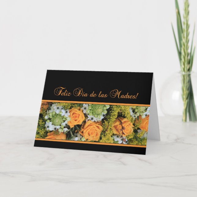 Spanska ro-kortet Mors dag Kort (Framsida)