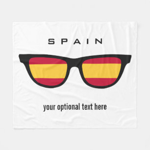 Spanska Shades anpassningsbar text och färg filtar