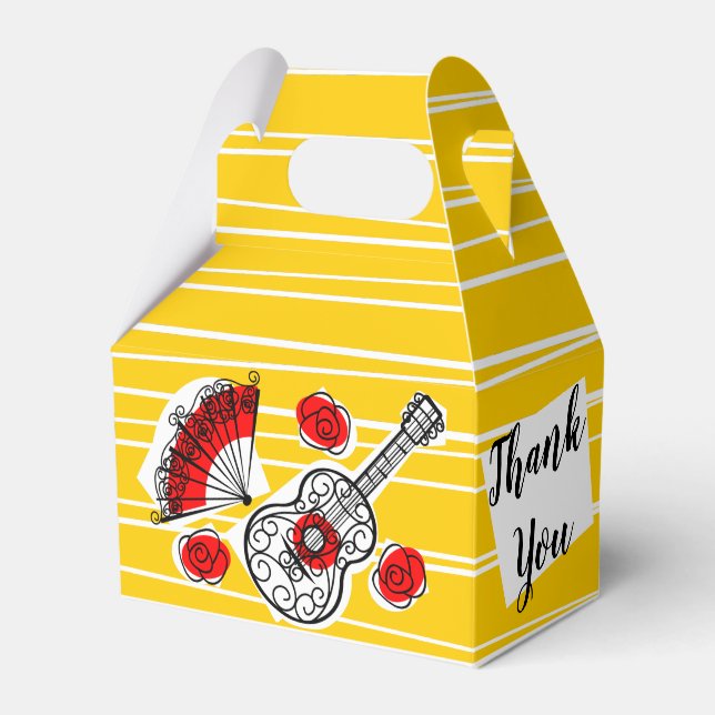 Spanska söderns Tack-favoritruta Presentaskar (Framsidan Sidan)