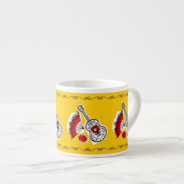 Spanska Souvenirs Gräns Trio mugg espresso Espressomugg (Framsida höger)