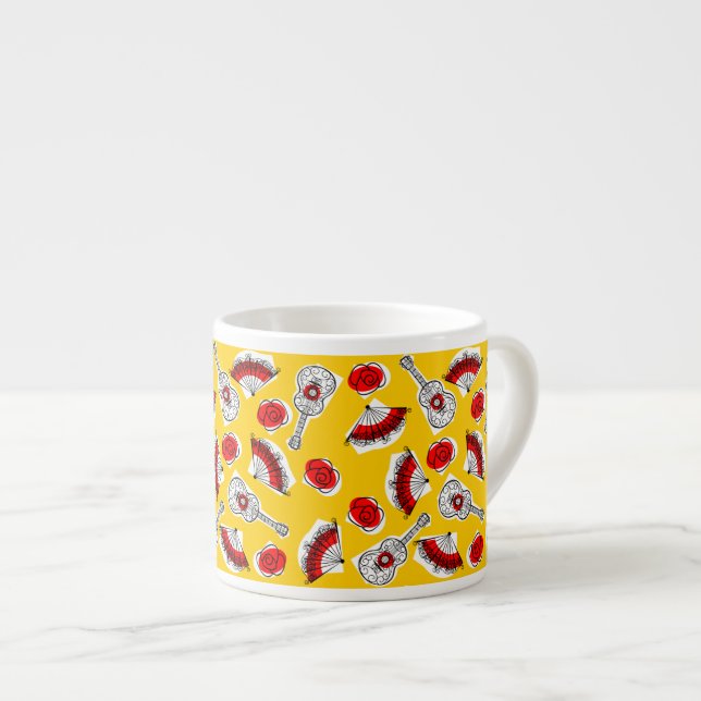 Spanska Souvenirs Multi mugg espresso Espressomugg (Framsida höger)