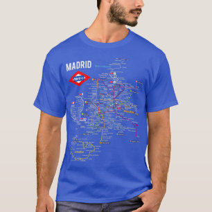 Spanska språket i Madrids spanska tunnelbana Tunne T Shirt