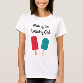 Spanska Stänk Bassäng Födelsedagsfest Mamma T-Shir T Shirt