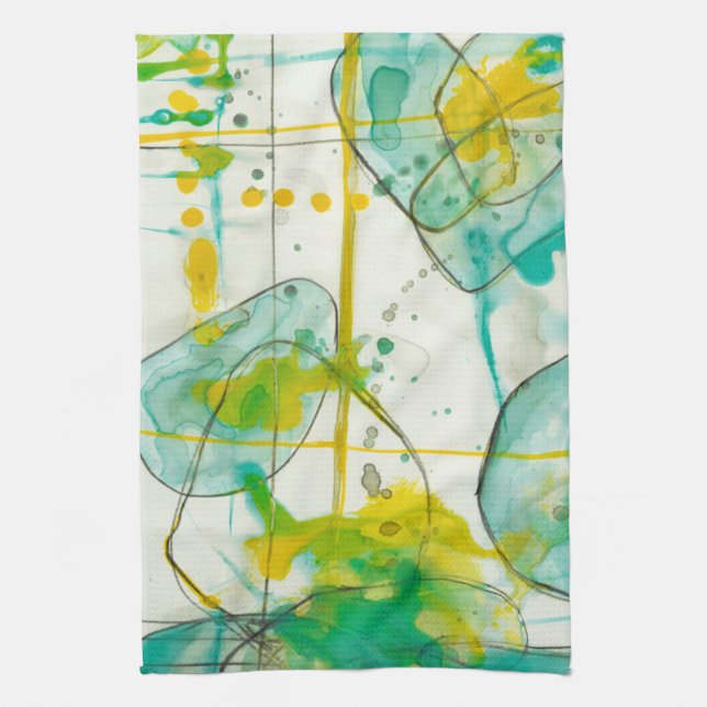 Spanska Stänk I Kökshandduk (Vertikal)