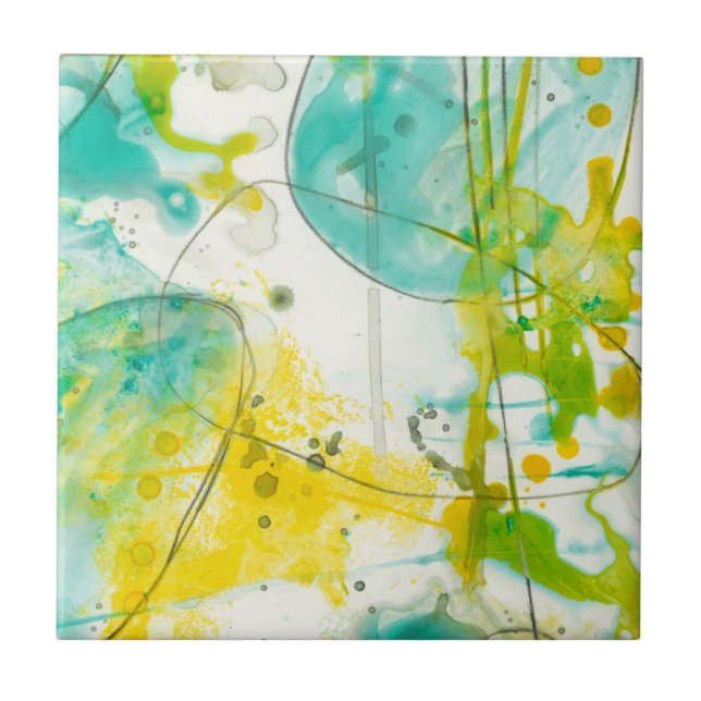 Spanska Stänk II Kakelplatta (Framsidan)