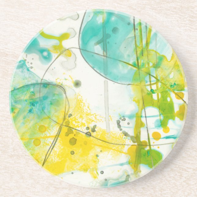 Spanska Stänk II Underlägg Sandsten (Framsidan)