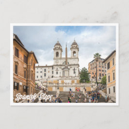 Spanska steg Roms Italien Fotovykort Vykort