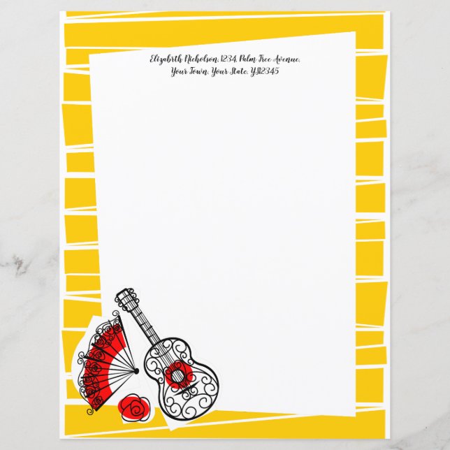 Spanska syvenirerna Gräns Rand, text 8,5 x 11 (Framsida)