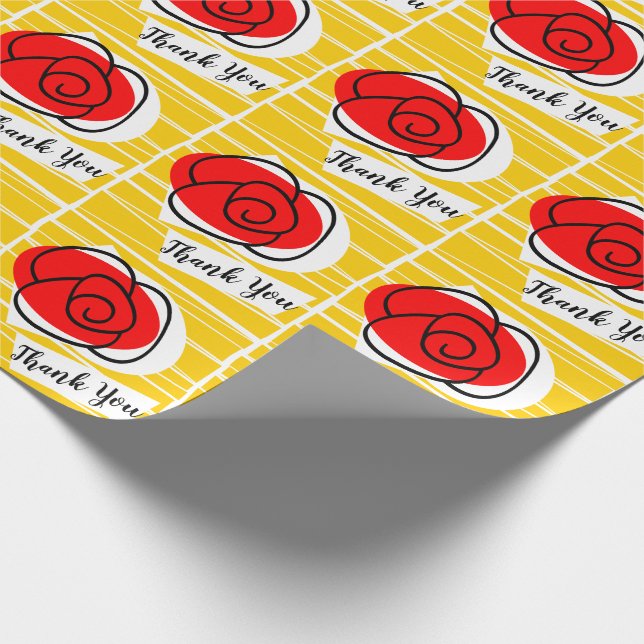 Spanska Tack-emballering, papper Presentpapper (Hörn)