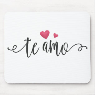 Spanska Te Amo I Kärlek Mousepad Musmatta