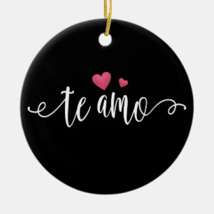 Spanska Te Amo I Kärlek Ornament
