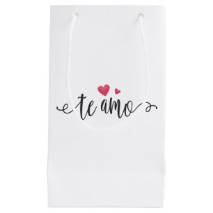 Spanska Te Amo I Kärlek You Valentine Gift Bag