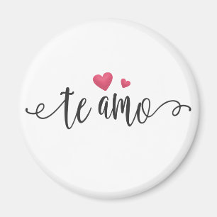 Spanska Te Amo I Kärlek You Valentine Magnet