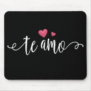 Spanska Te Amo I Kärlek You Valentine Mousepad Musmatta