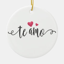 Spanska Te Amo I Kärlek You Valentine | Ornament