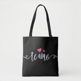 Spanska Te Amo I Kärlek You Valentine | Tote Bag Tygkasse