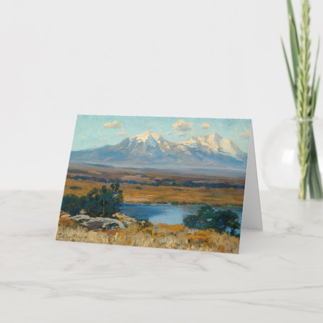 Spanska toppar, CO | Charles Partridge Adams Kort (Framsida)