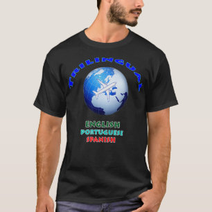 Spanska, trespråkiga spanska 2 t shirt