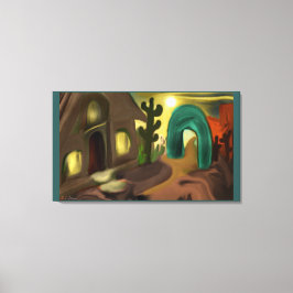 Spanska Uppdrag Abstrakt i sydvästra Spanien Canvastryck