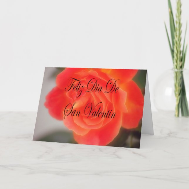 Spanska Valentinkortet Helgkort (Framsida)
