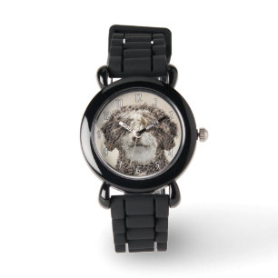 Spanska Vatten-Hund - Cute Original Hund Art Armbandsur