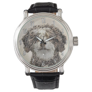 Spanska Vatten-Hund - Cute Original Hund Art Armbandsur
