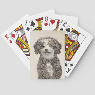 Spanska Vatten-Hund - Cute Original Hund Art Casinokort