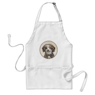 Spanska Vatten-Hund - Cute Original Hund Art Förkläde