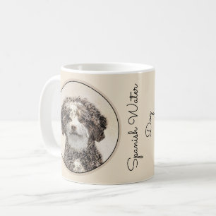 Spanska Vatten-Hund - Cute Original Hund Art Kaffemugg