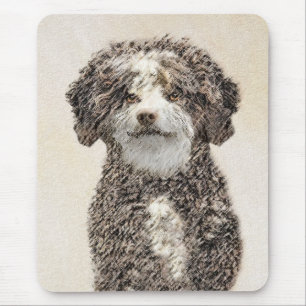 Spanska Vatten-Hund - Cute Original Hund Art Musmatta