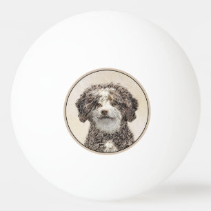 Spanska Vatten-Hund - Cute Original Hund Art Pingisboll