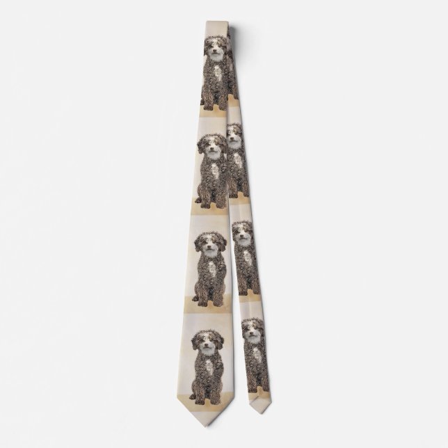 Spanska Vatten-Hund - Cute Original Hund Art Slips (Framsida)